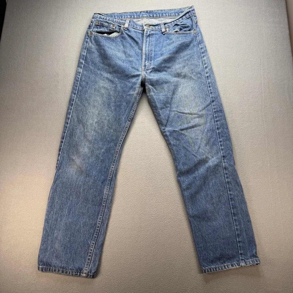 VTG Levis 505 Jeans 36x30 (FIT 34x29) Made in USA Red Tag 70s 80s Classic Fade